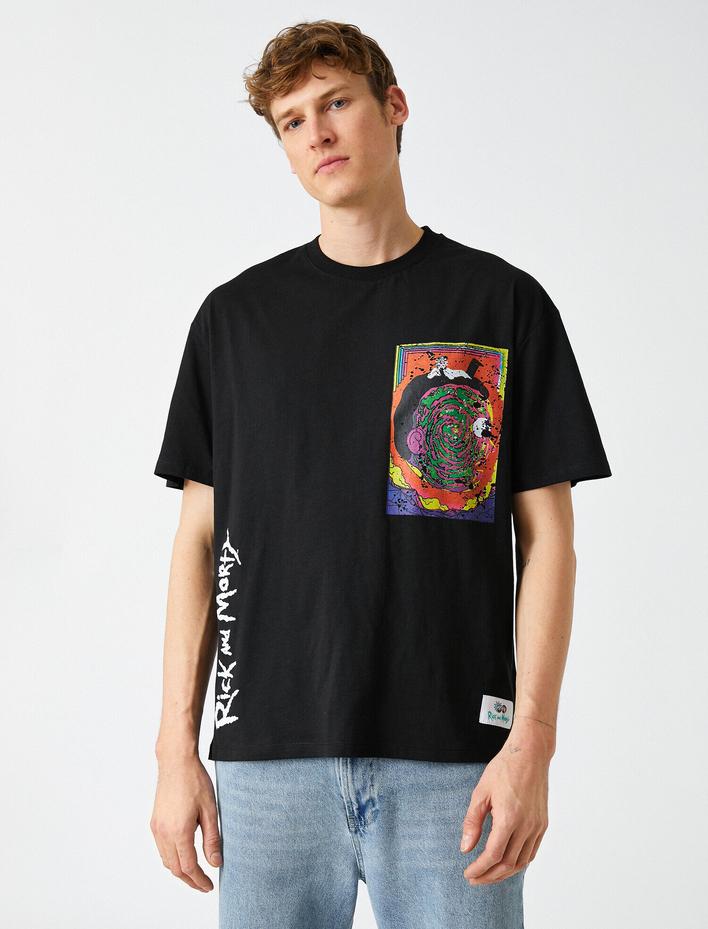  Rick and Morty Oversize Tişört Lisanslı Baskılı