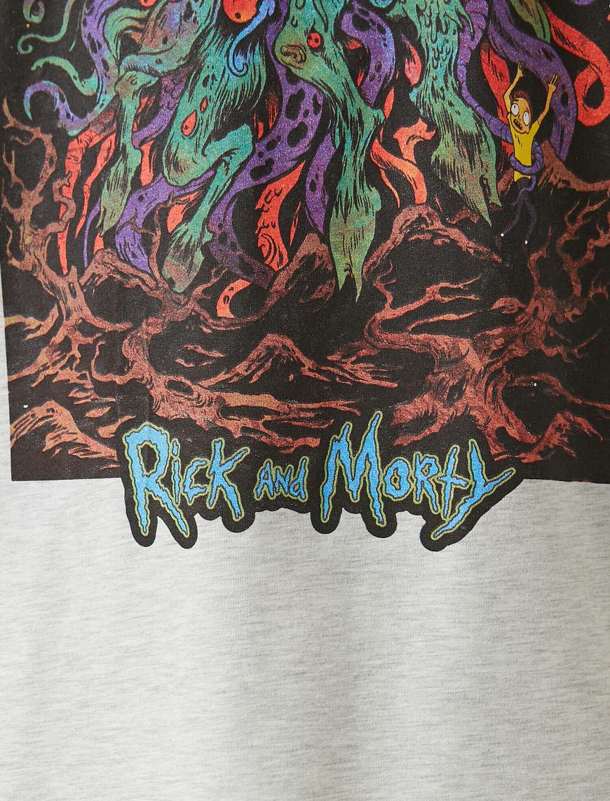   Rick and Morty Kolsuz Tişört Lisanslı Baskılı
