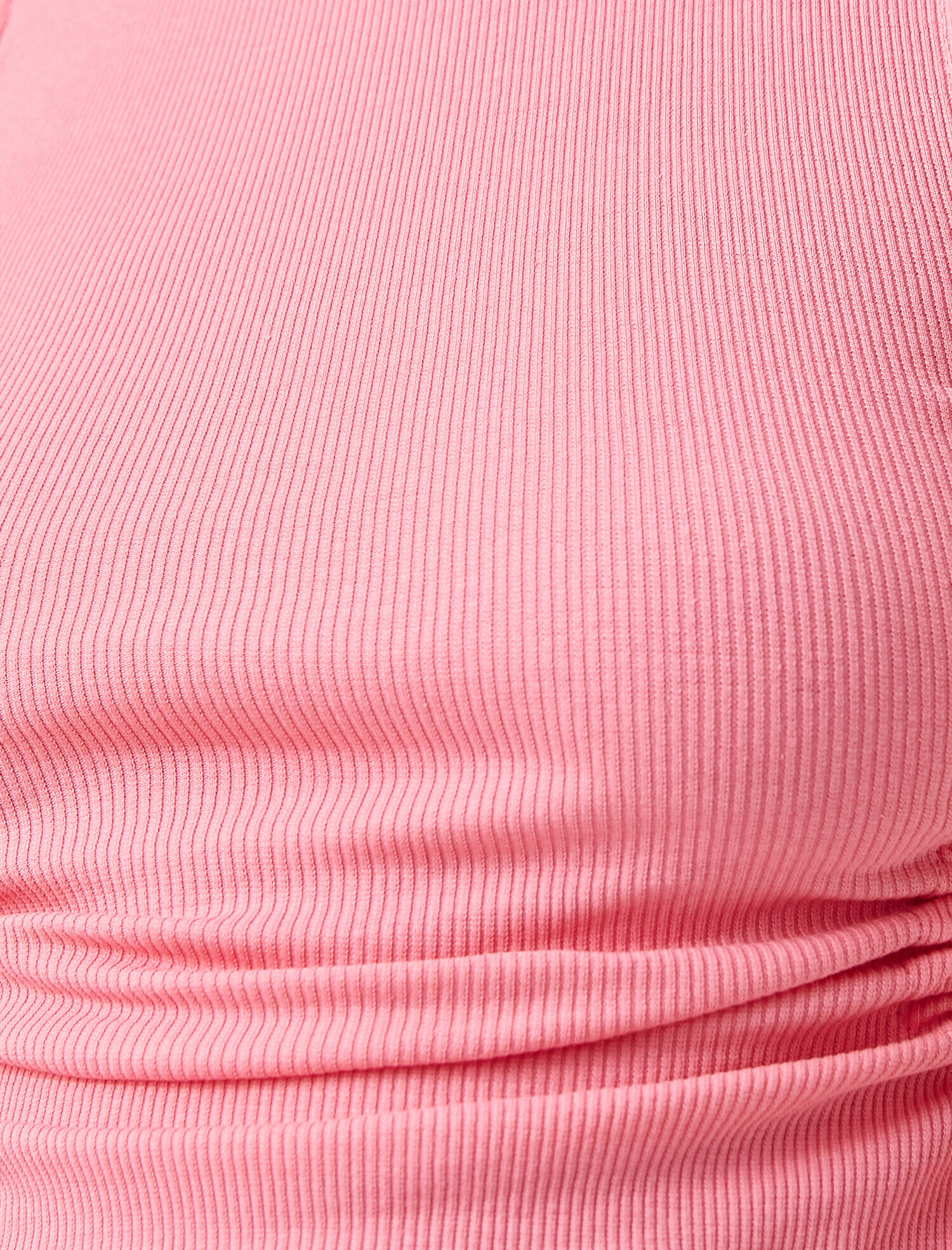   Crop Atlet Pencere Detaylı Bisiklet Yaka Pamuklu