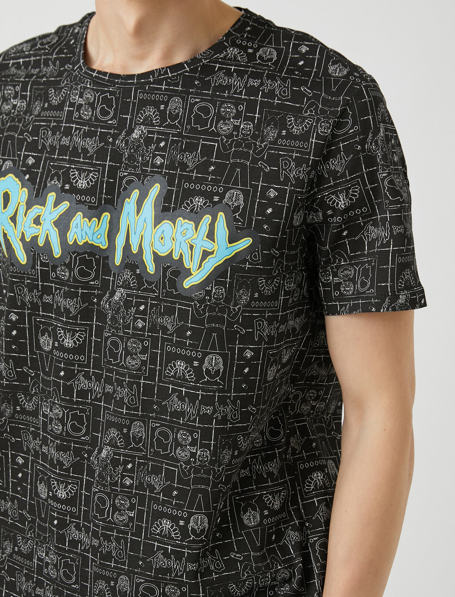   Rick and Morty Tişört Lisanslı Baskılı