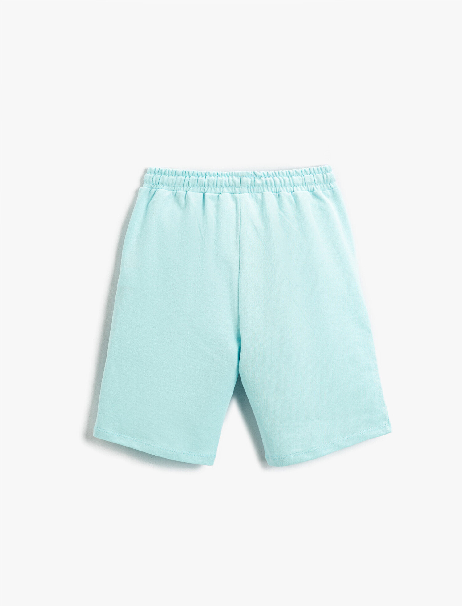  Erkek Çocuk Beli Lastikli Baskılı Şort Diz üstü Pamuklu