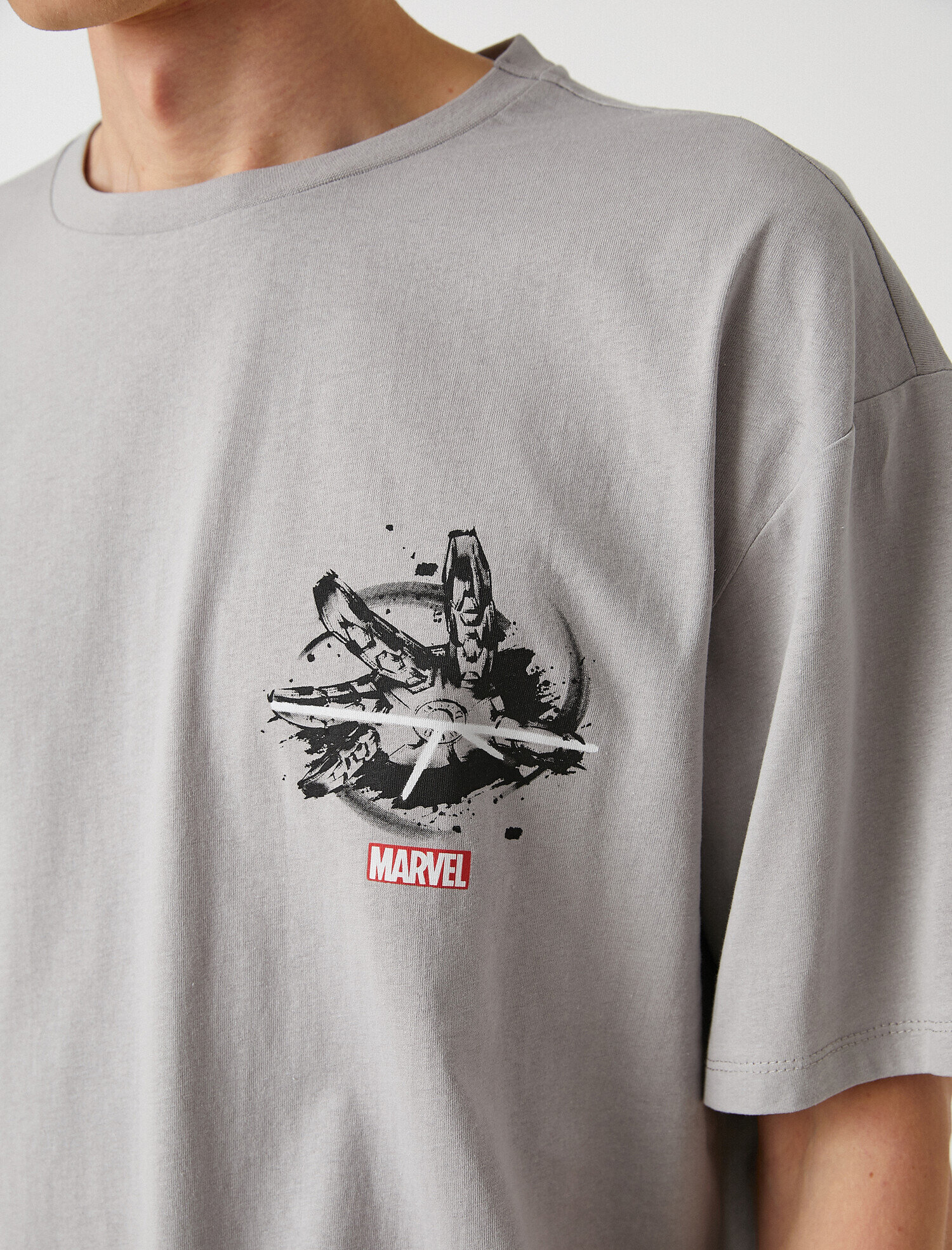   Marvel Oversize Tişört Lisanslı Baskılı