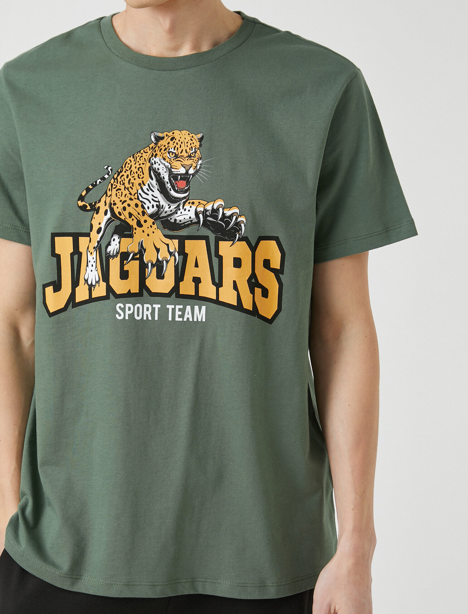 Koton Jaguar Baskılı Tişört. 5
