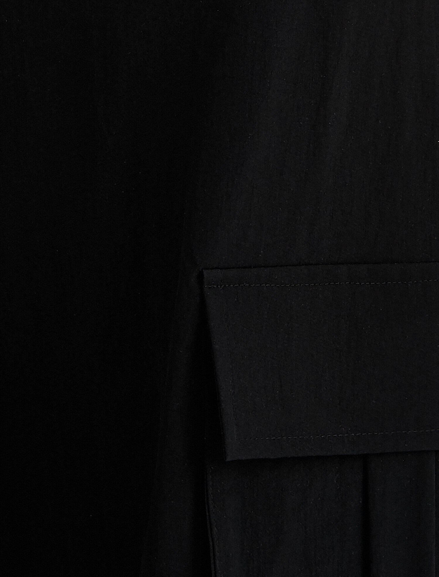   Geniş Paça Cepli Yüksek Bel Pantolon