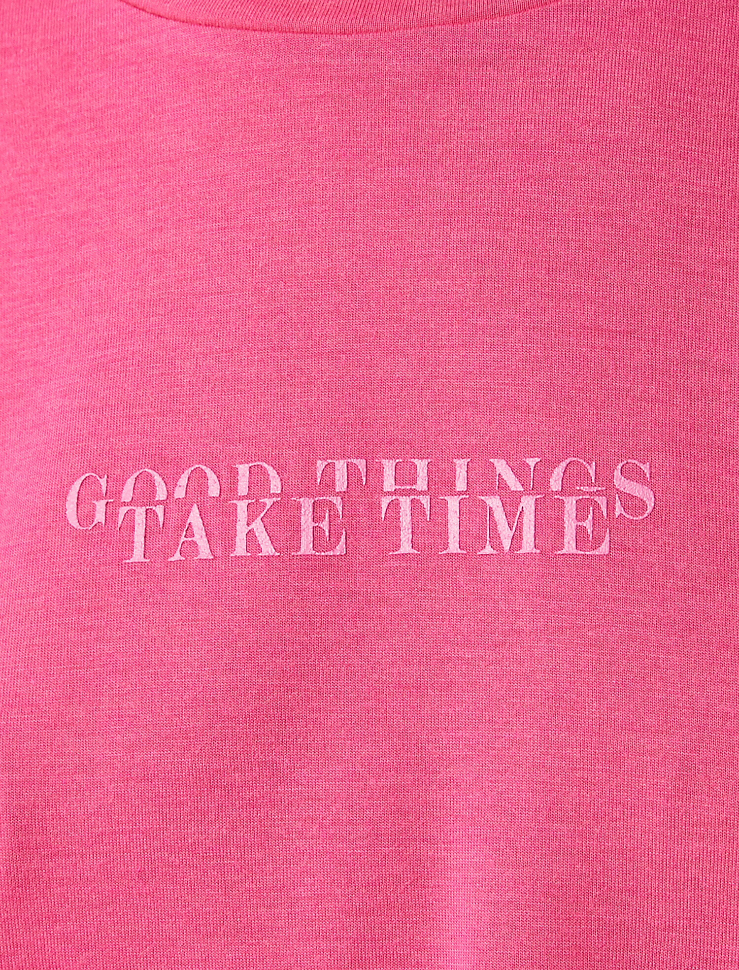   Baskılı Kısa Kollu Tişört Bisiklet Yaka