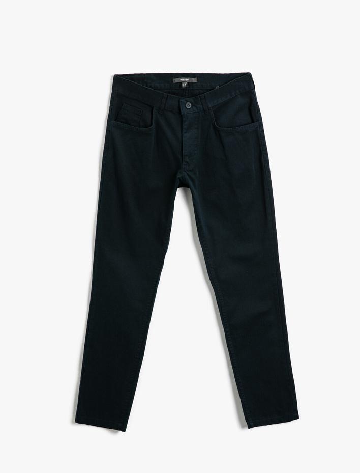  Slim Fit Gabardin Pantolon