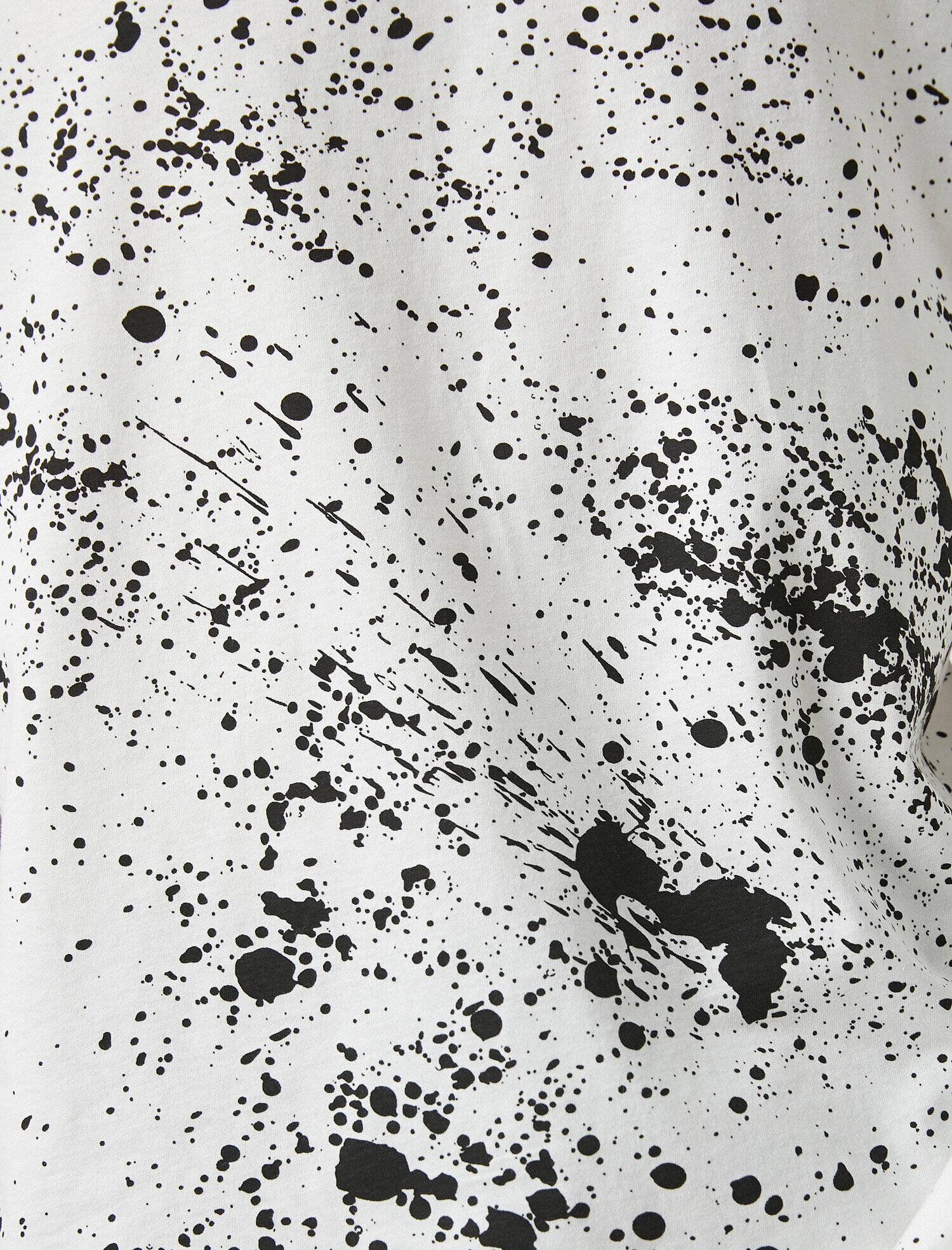 Boya Desenli Oversize Tişört