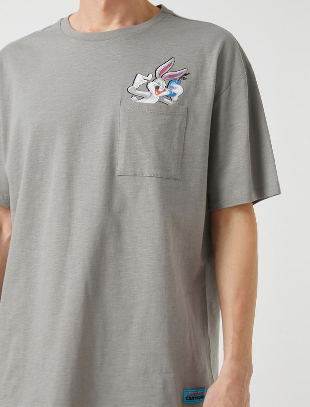  Bugs Bunny Oversize Tişört Lisanslı Baskılı