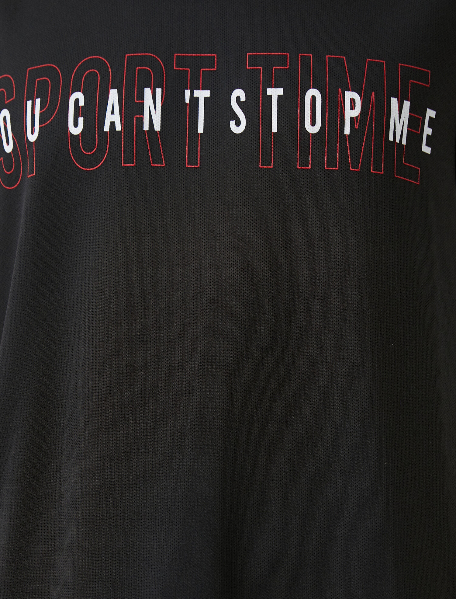   Slogan Baskılı Sporcu Atleti