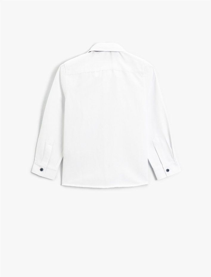 Erkek Çocuk Papyonlu Uzun Kollu Gömlek