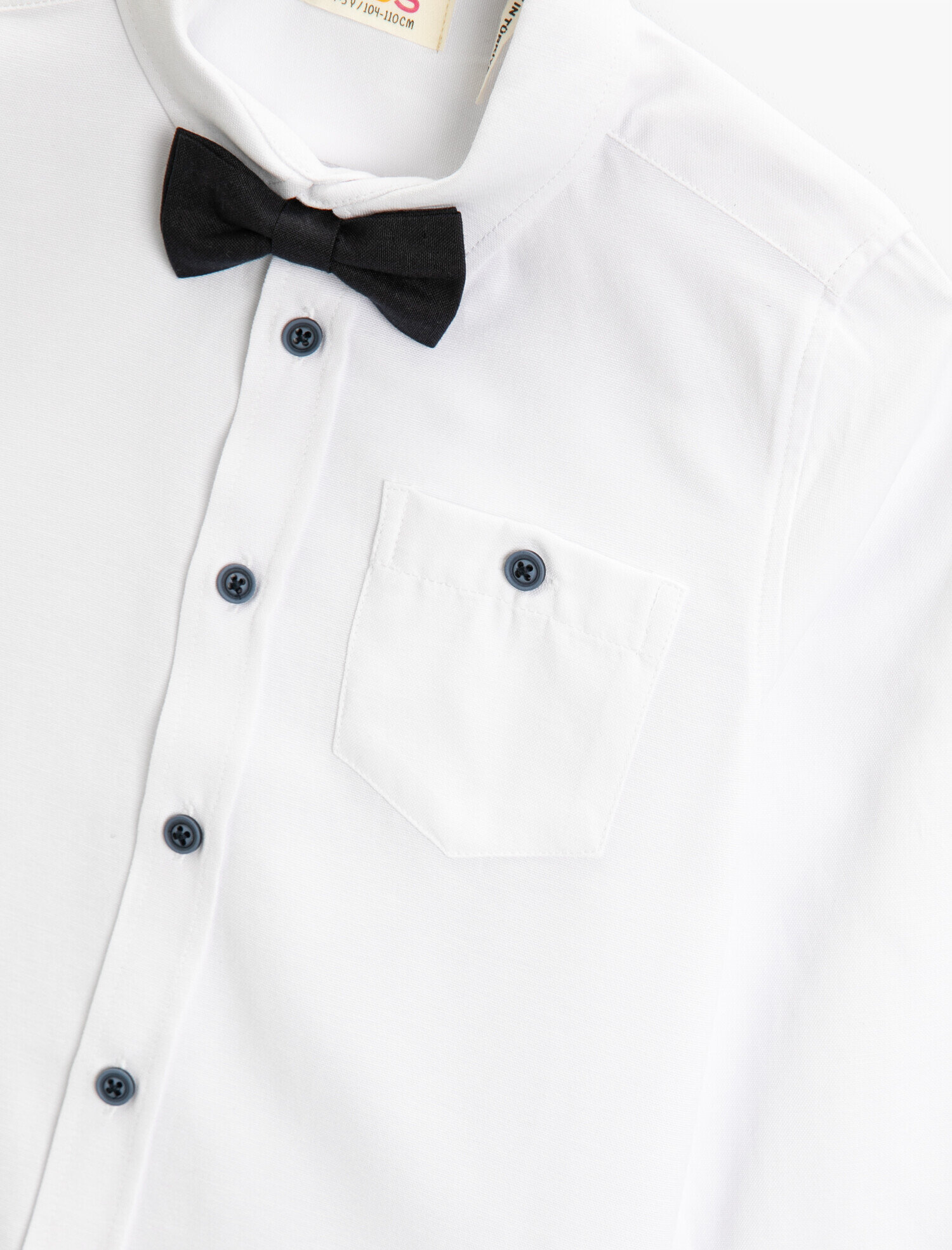  Erkek Çocuk Papyonlu Uzun Kollu Gömlek