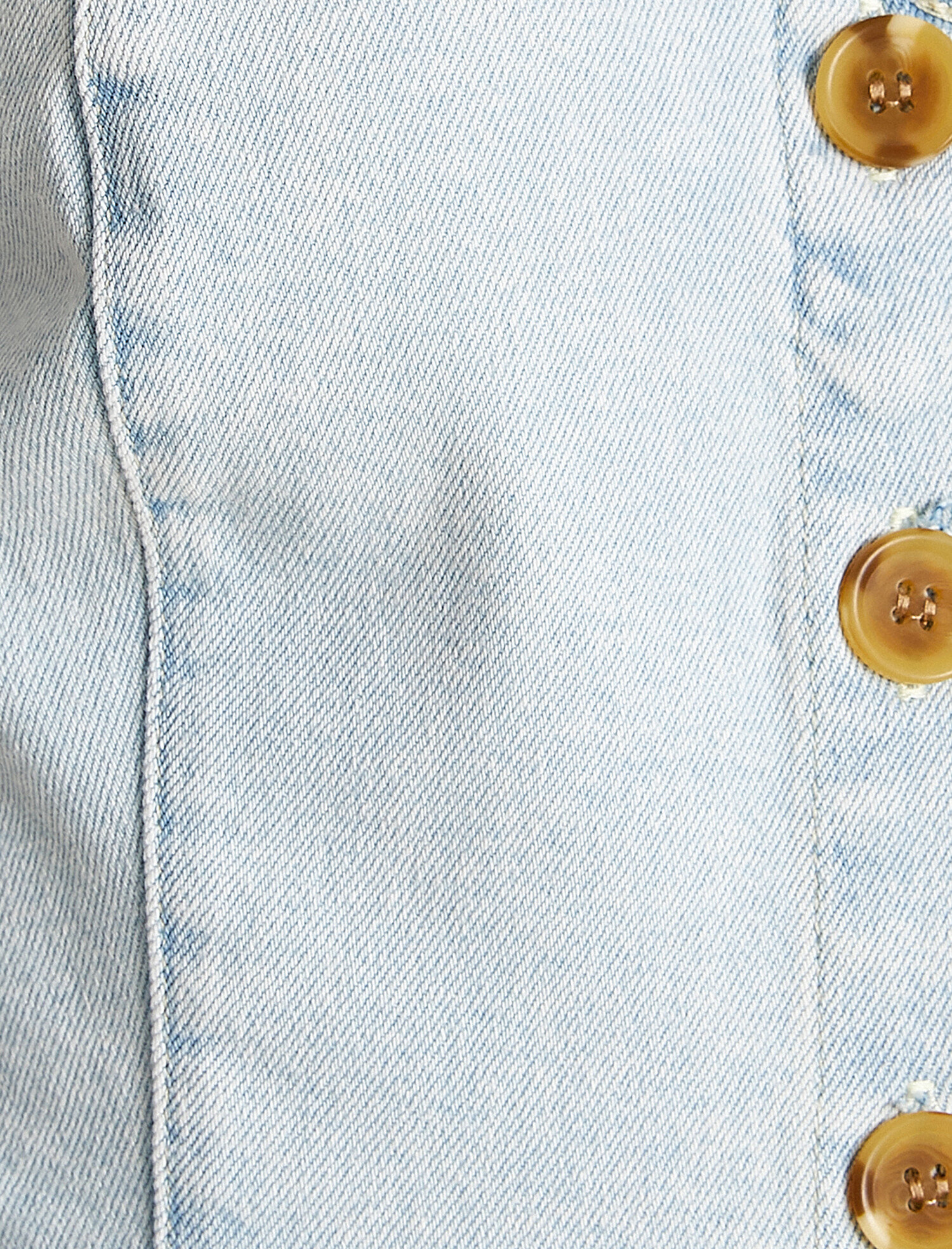   Askılı Kot Elbise Düğmeli