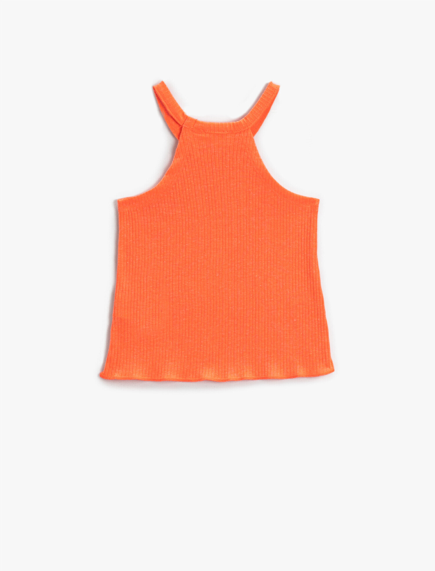  Kız Çocuk Halter Yaka Crop Fırfırlı Atlet