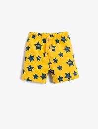 Yıldız Baskılı Şort