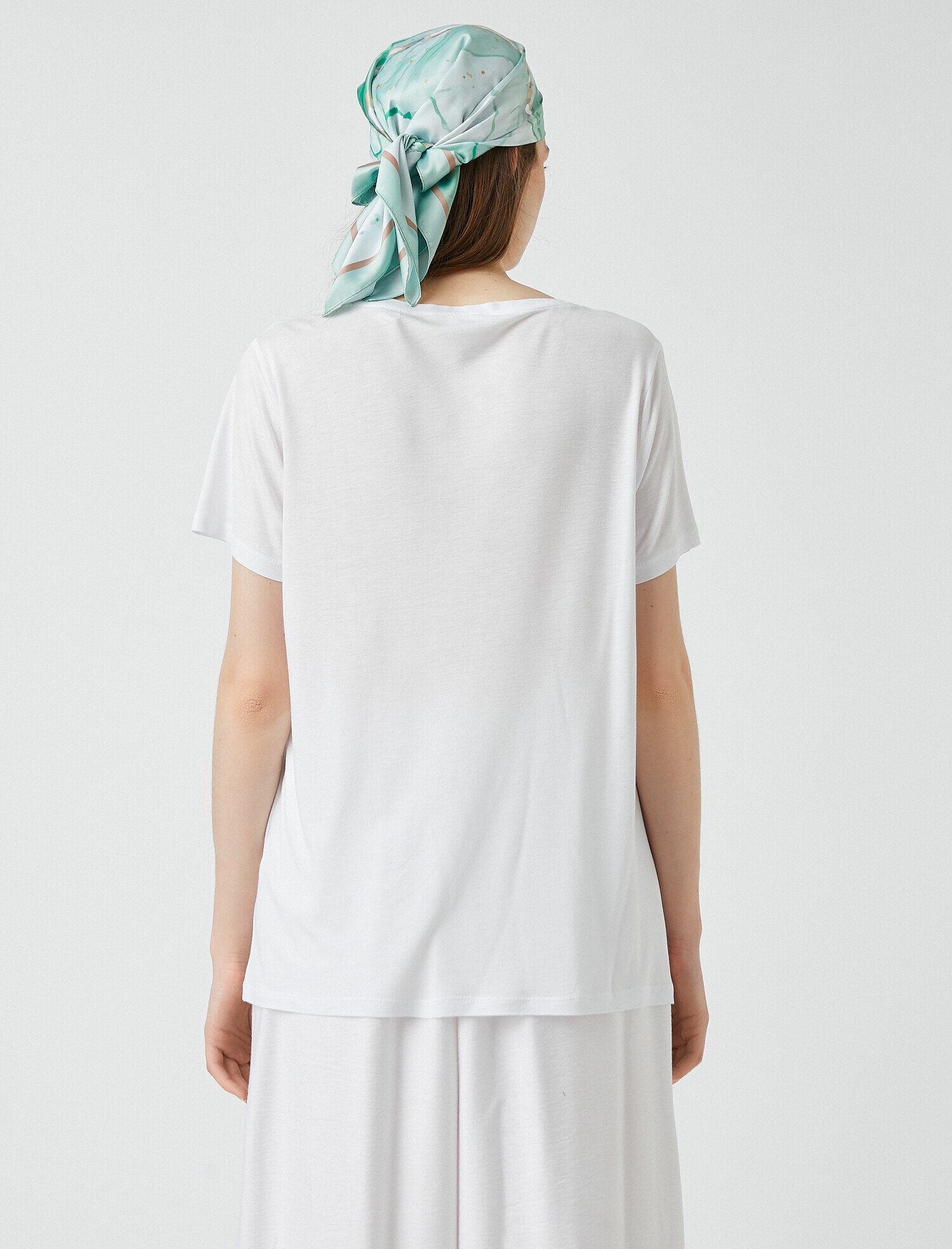   Bisiklet Yaka Kısa Kollu Basic Tişört