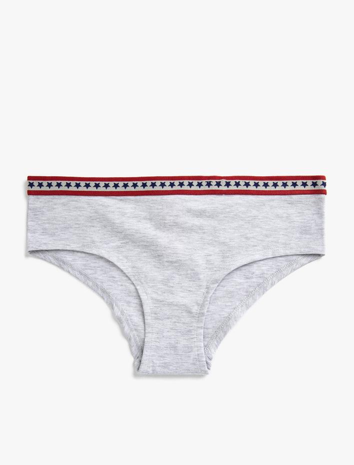  Pamuklu Hipster Basic Külot