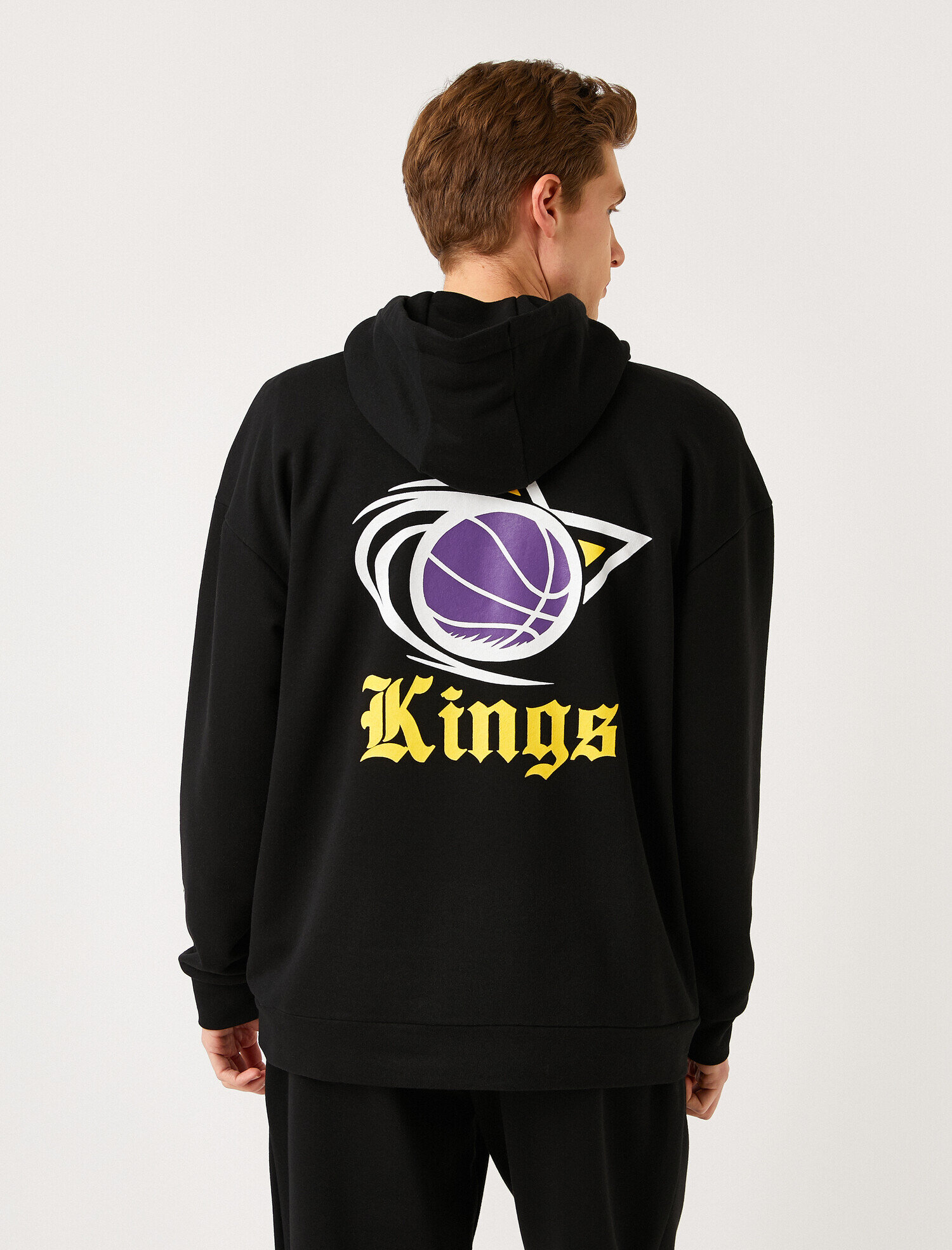   Basketbol Baskılı Kapüşonlu Tişört