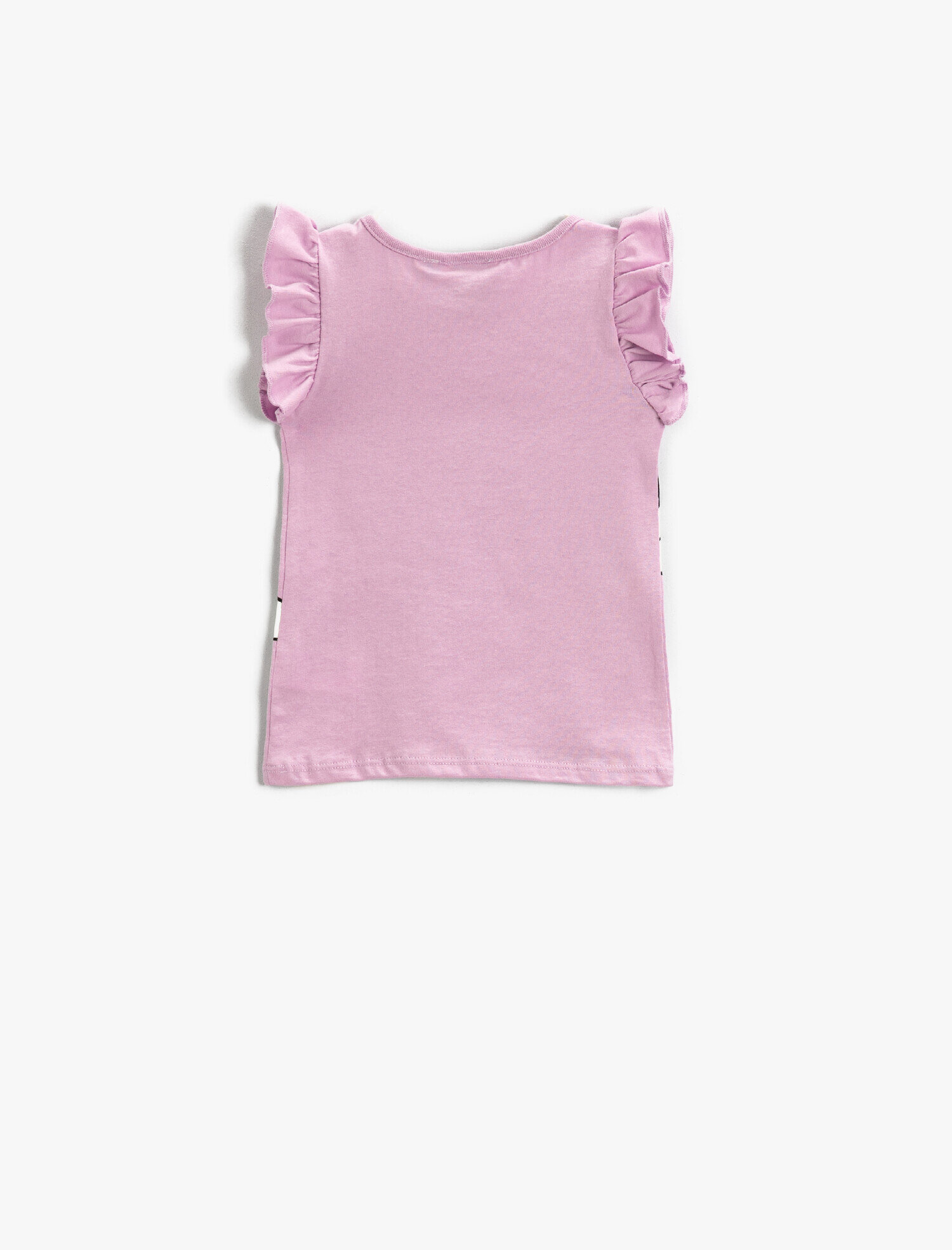  Kız Bebek Baskılı Disney Lisanslı Kolsuz Tişört Pamuklu