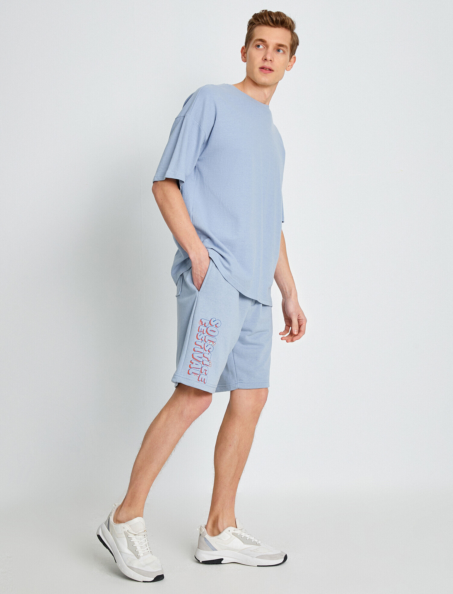   Slim Fit Çift Cep Şort