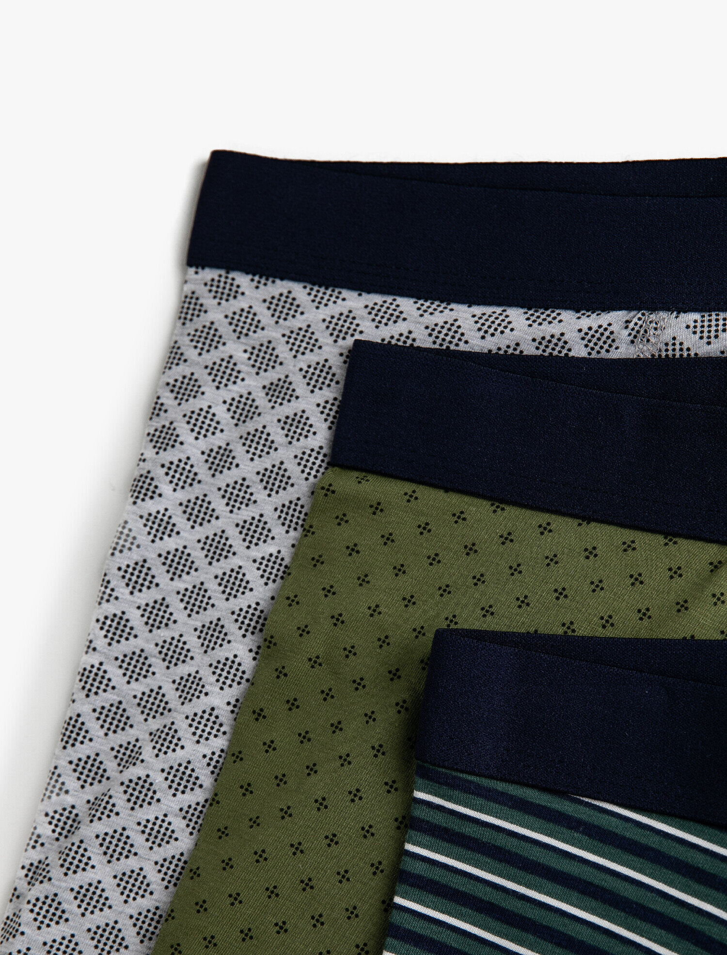   Pamuklu Desenli Basic 3'lü Boxer Seti