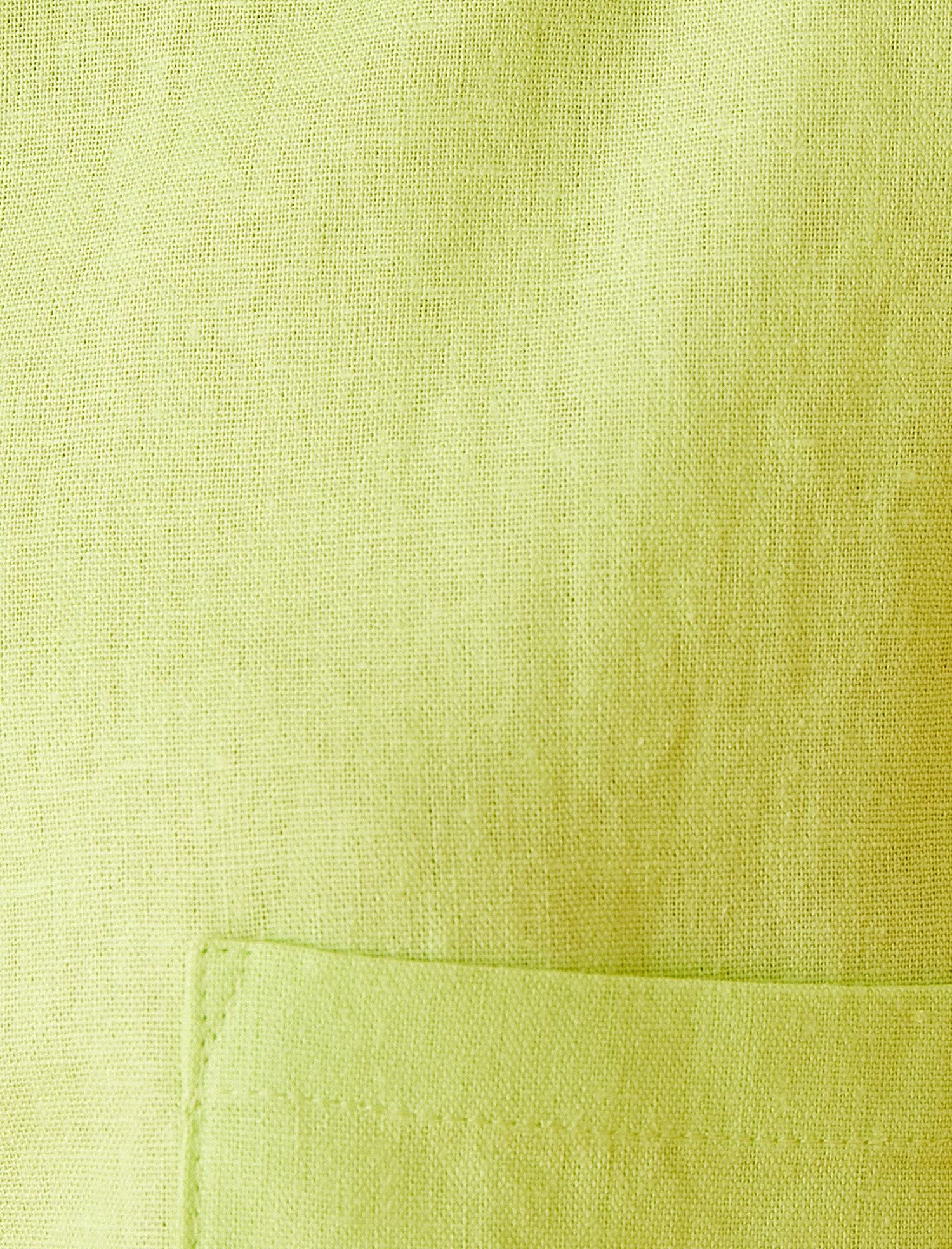   Oversize Crop Kısa Kollu Gömlek Keten Karışımlı