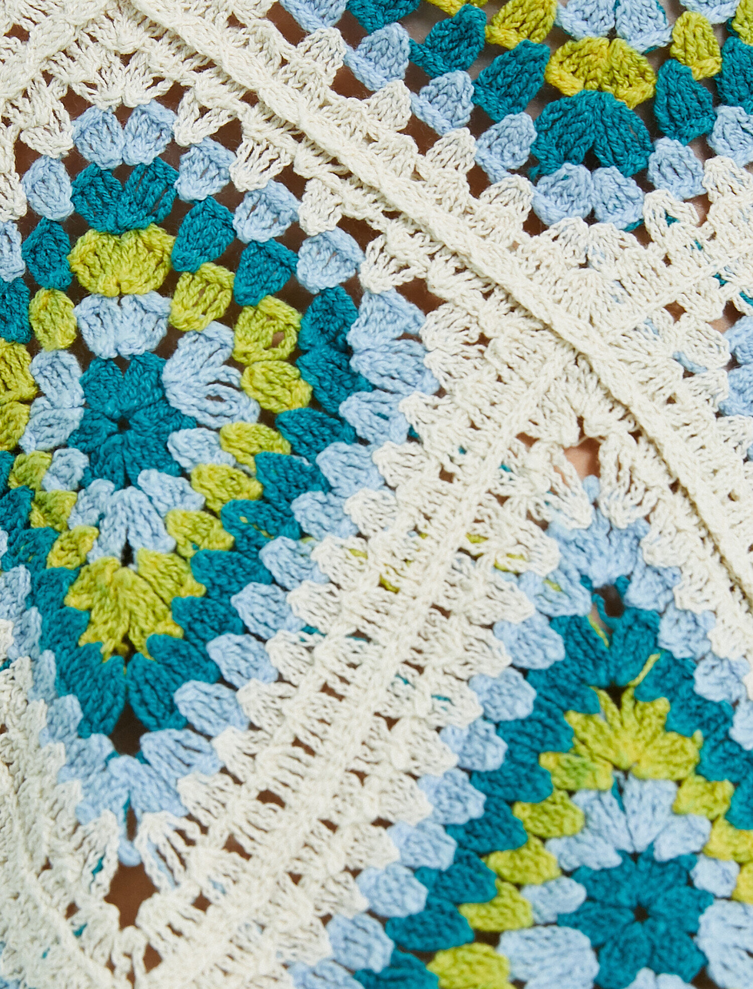   Geometrik Desenli Örgü Crop Atlet