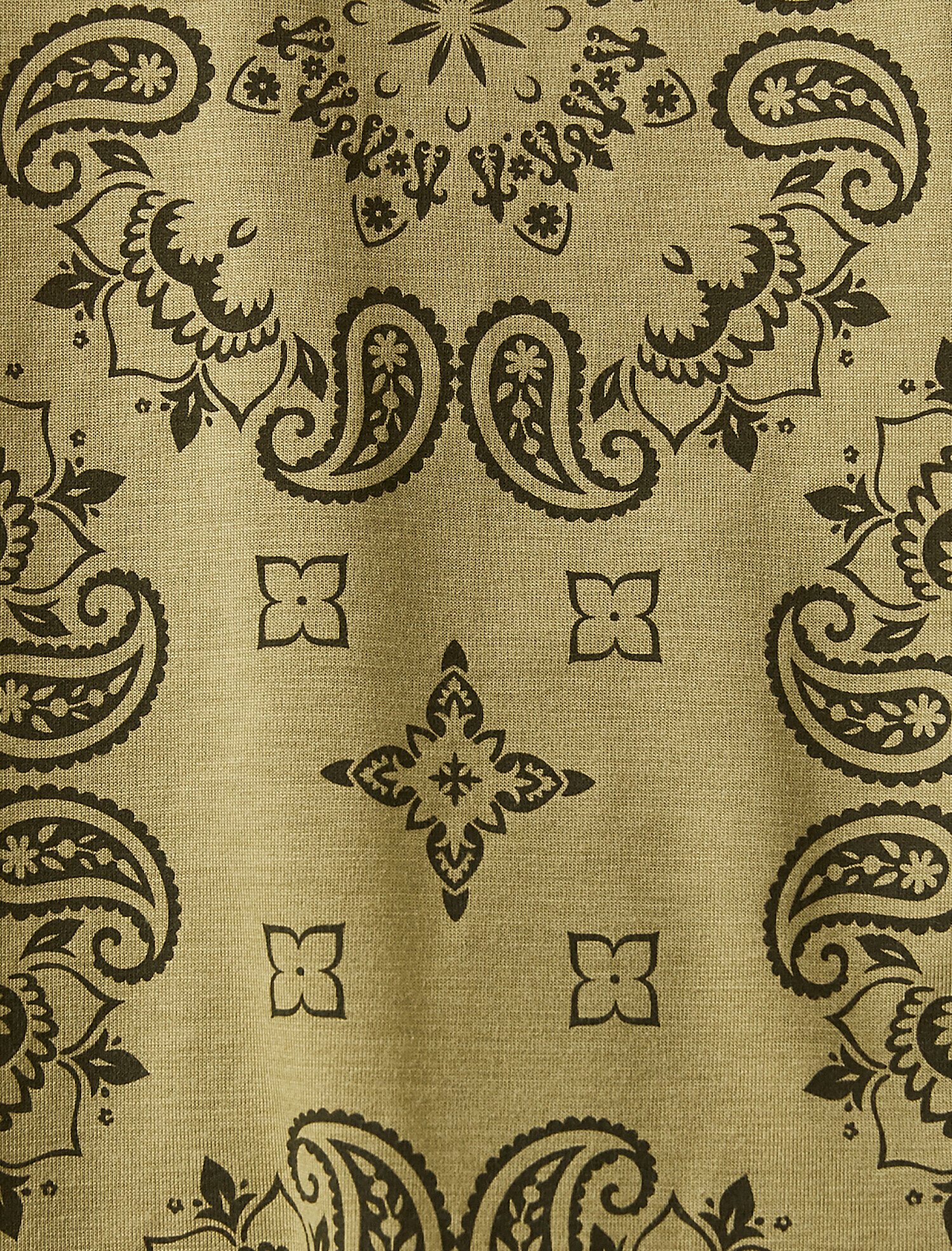   Baskılı Tişört Bisiklet Yaka Kısa Kollu