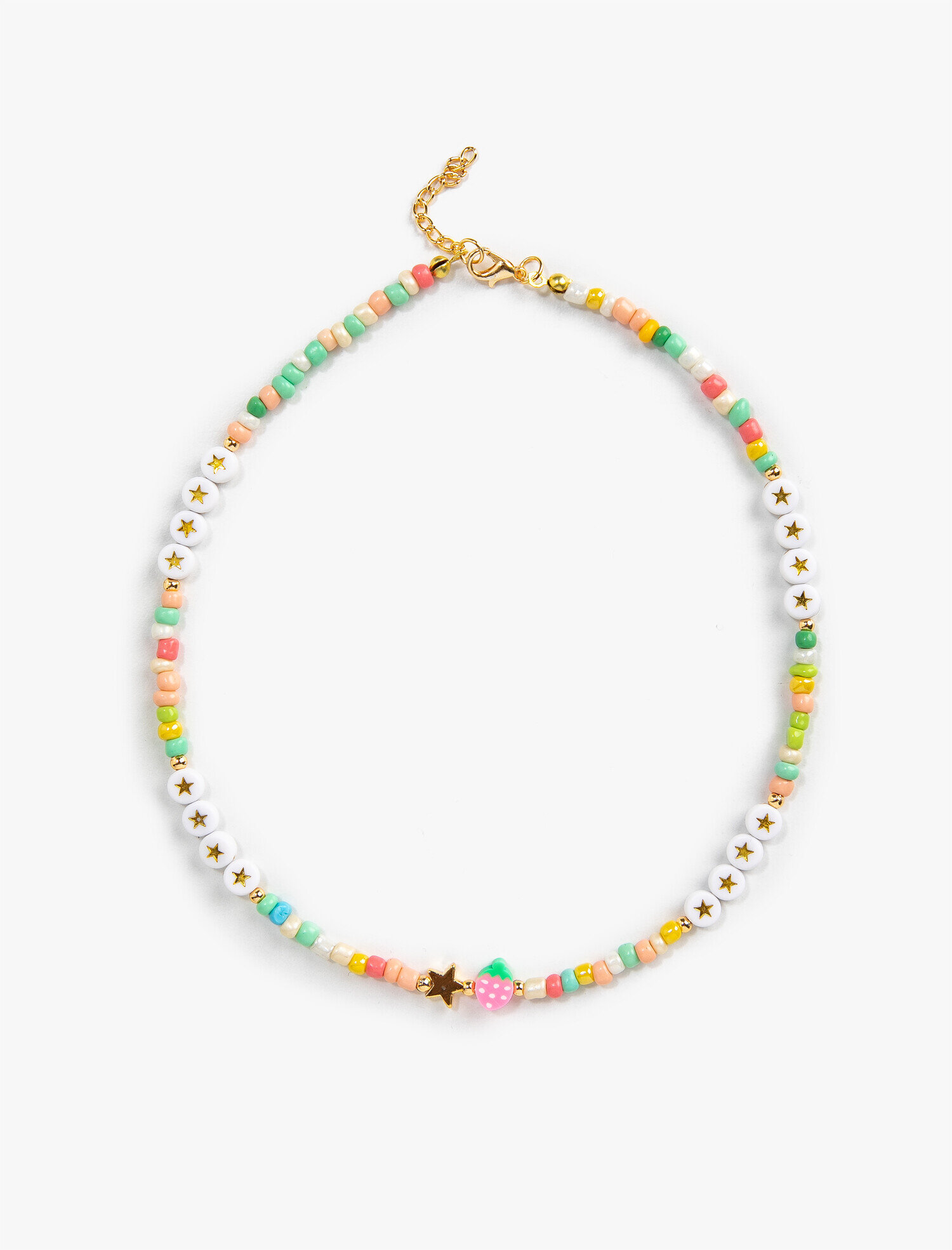  Kadın Boncuk Detaylı Kolye