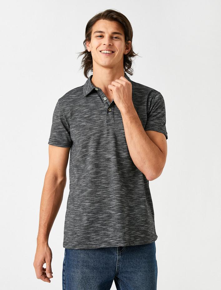  Kırçıllı Polo Yaka Tişört