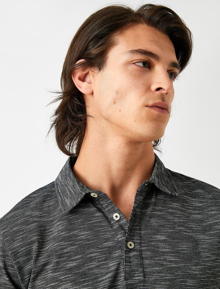  Kırçıllı Polo Yaka Tişört