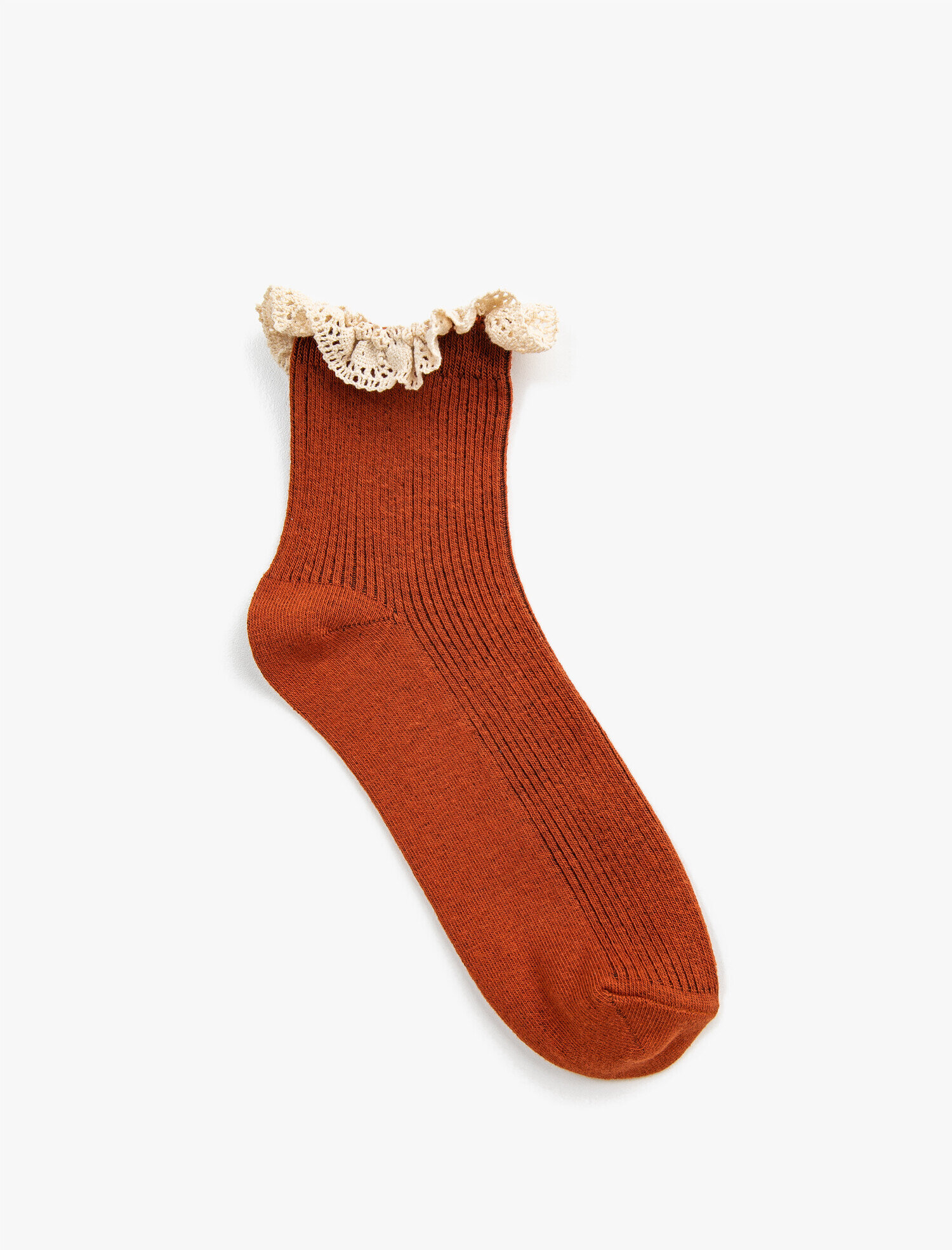  Kadın Dantel Detaylı Çorap