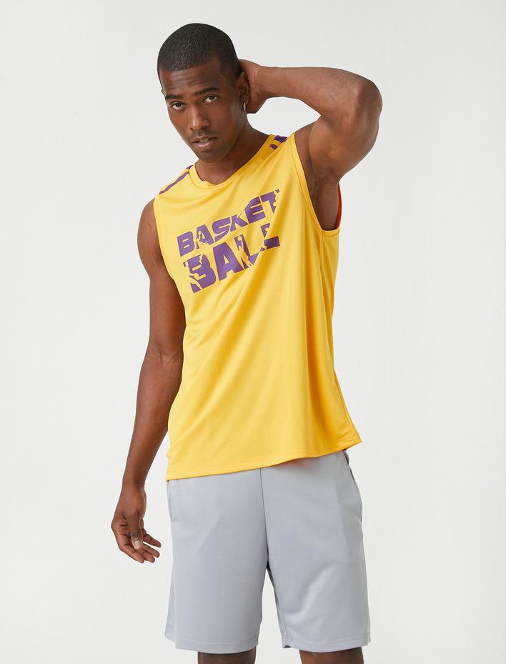  Basketbol Baskılı Sporcu Atleti