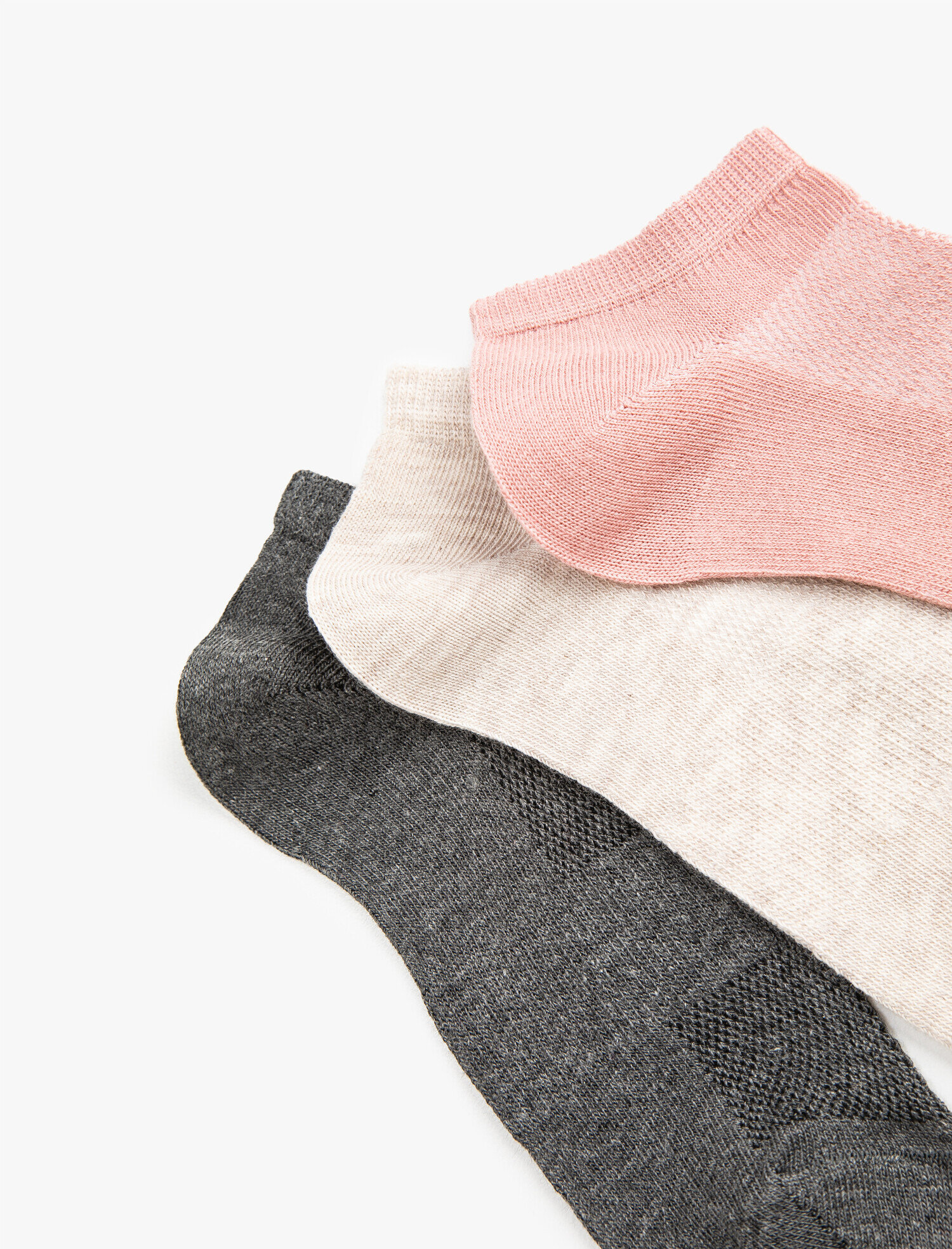  Kadın 3'lü Patik Çorap Seti