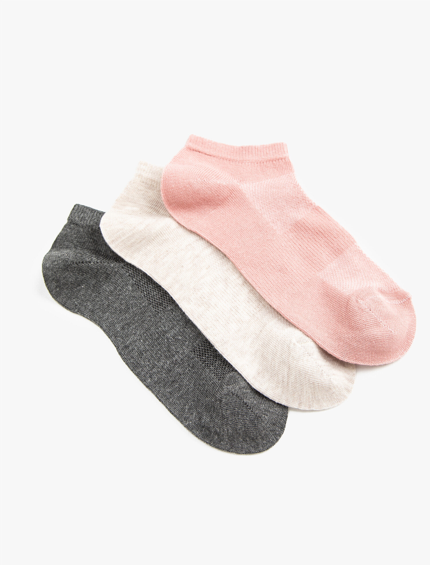  Kadın 3'lü Patik Çorap Seti