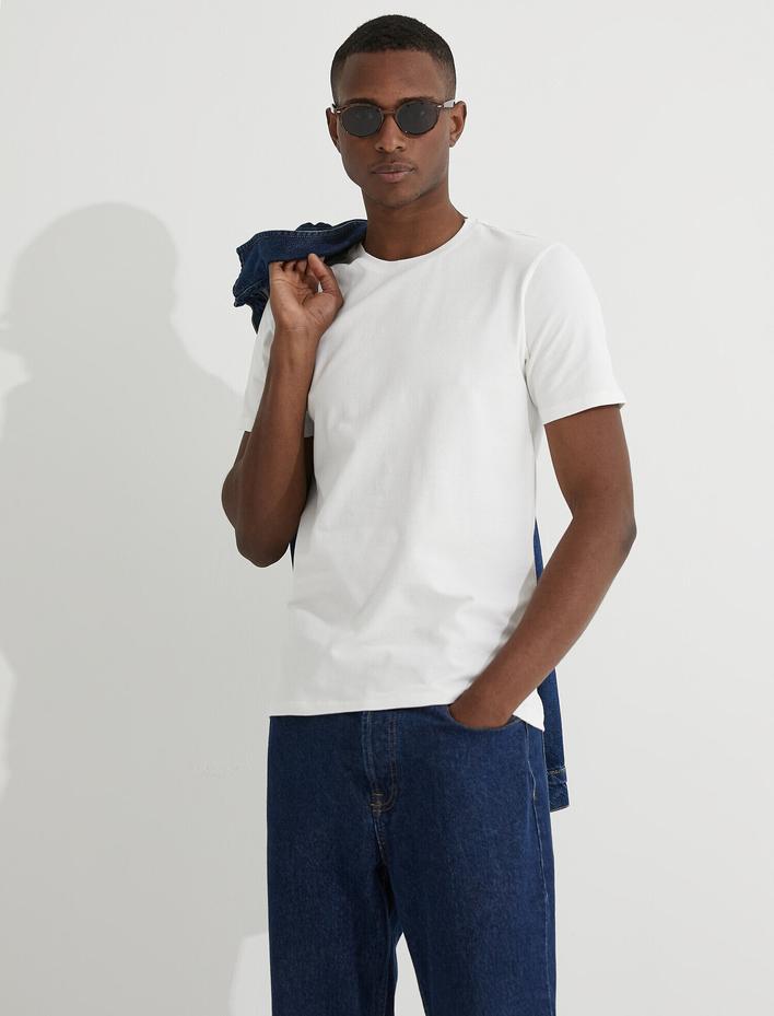  Slim Fit Basic Tişört