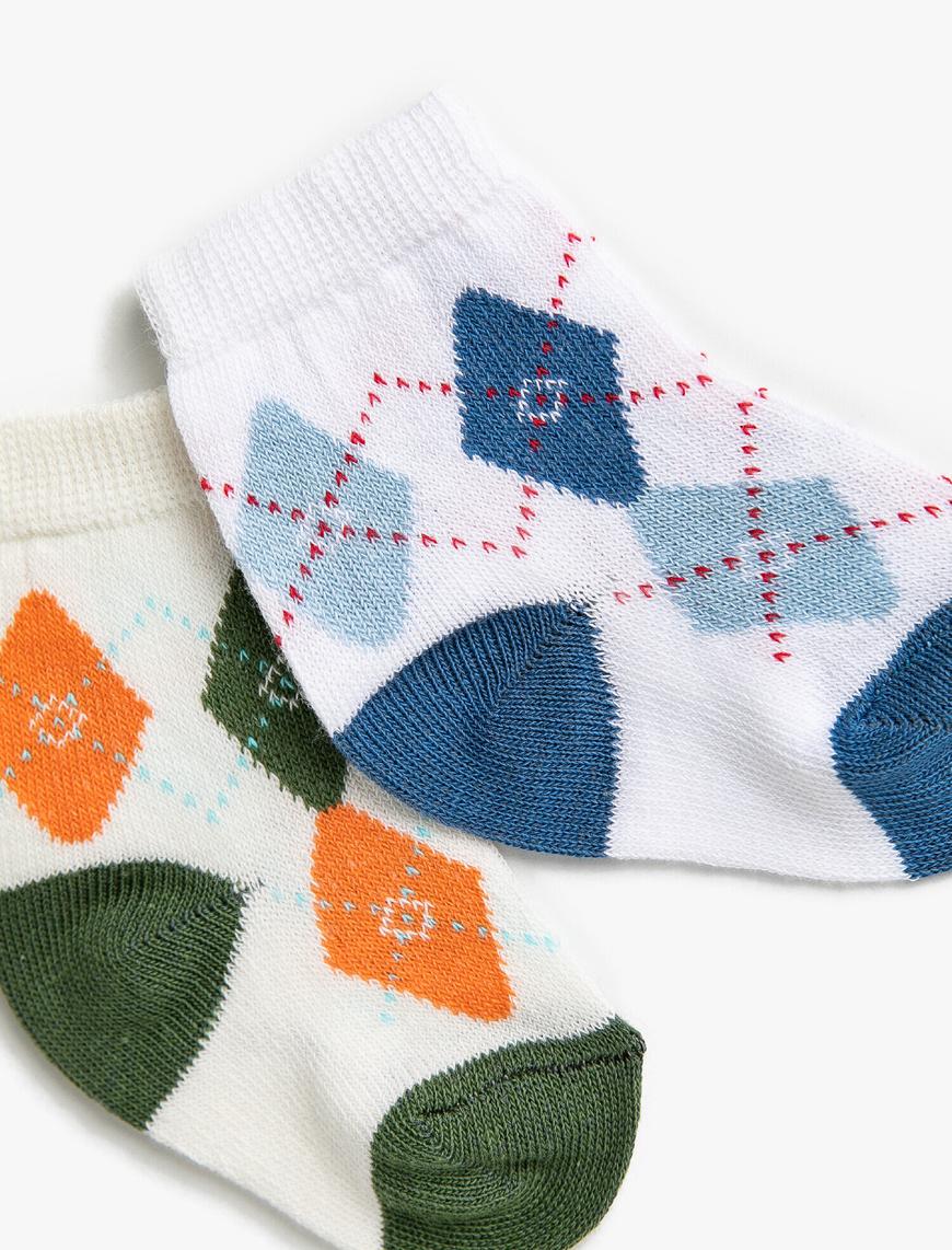  Erkek Bebek Desenli Soket Çorap