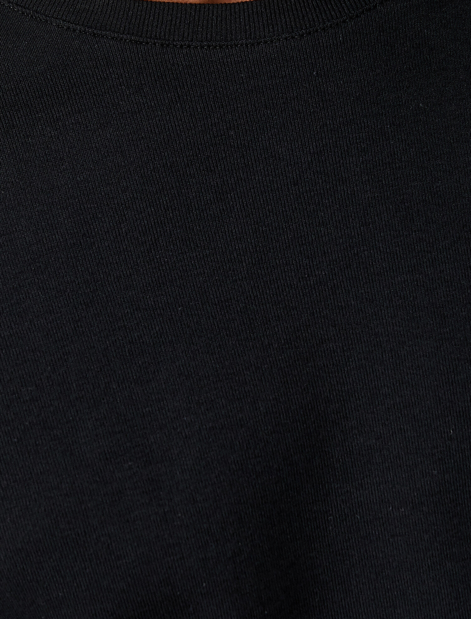   Bisiklet Yaka Uzun Kollu Tişört