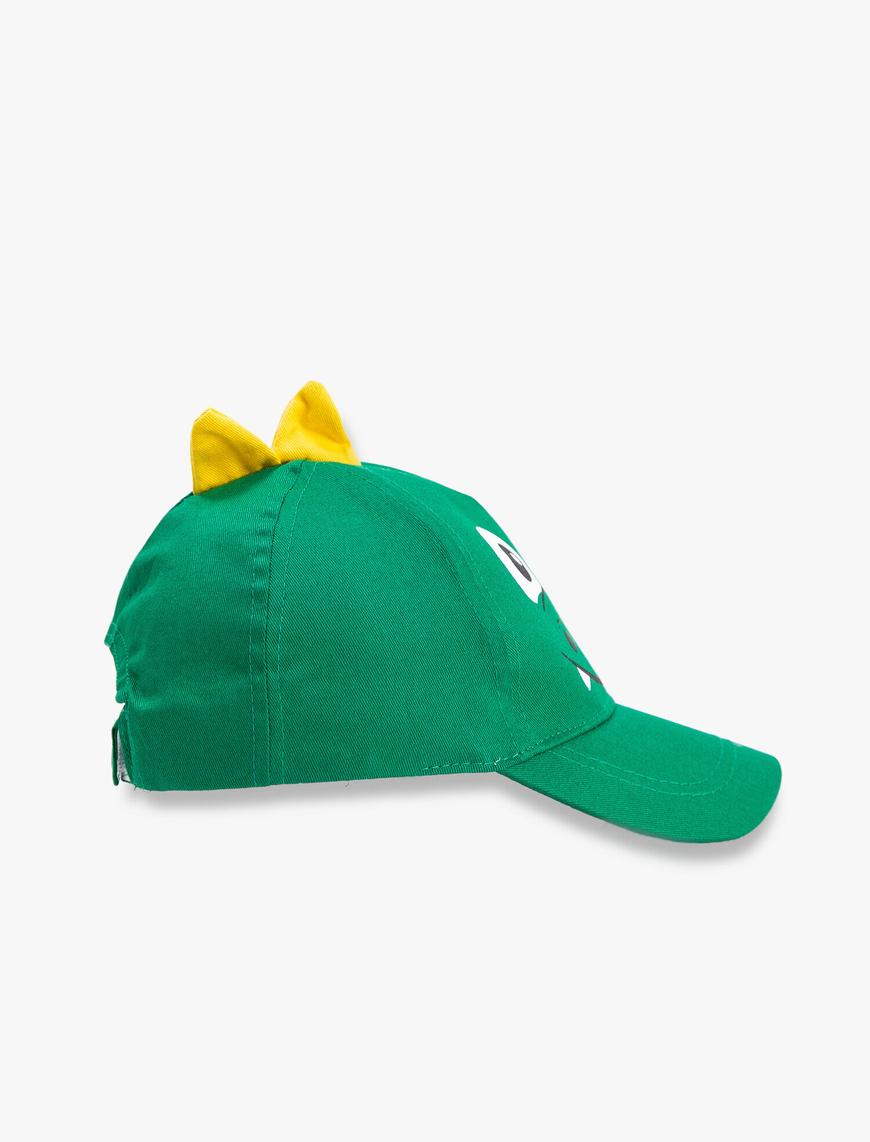  Erkek Çocuk Dinozor Figürlü Kep Şapka
