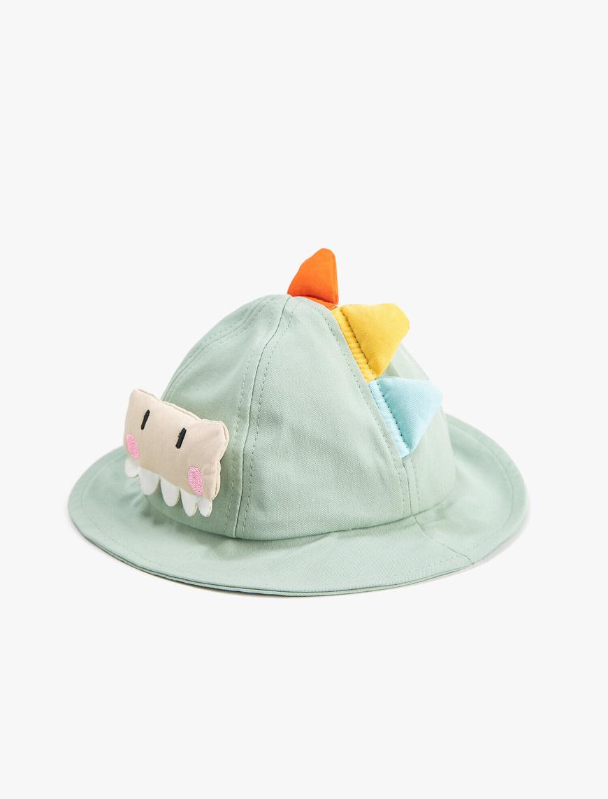  Erkek Çocuk Dinozor Figürlü Bucket Şapka