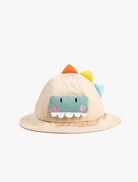 Dinozor Figürlü Bucket Şapka
