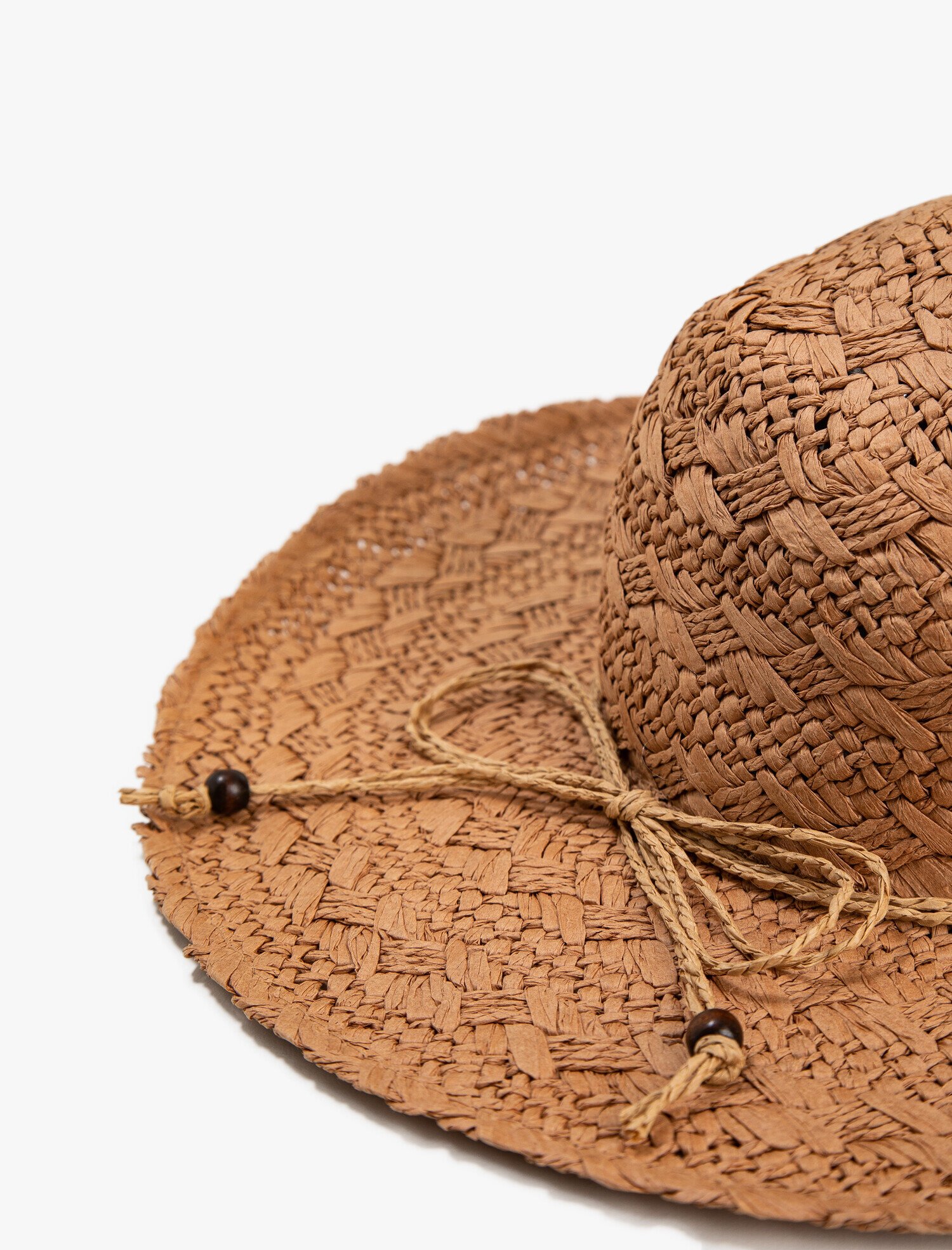  Kadın Fötr Hasır Şapka Fiyonk Detaylı