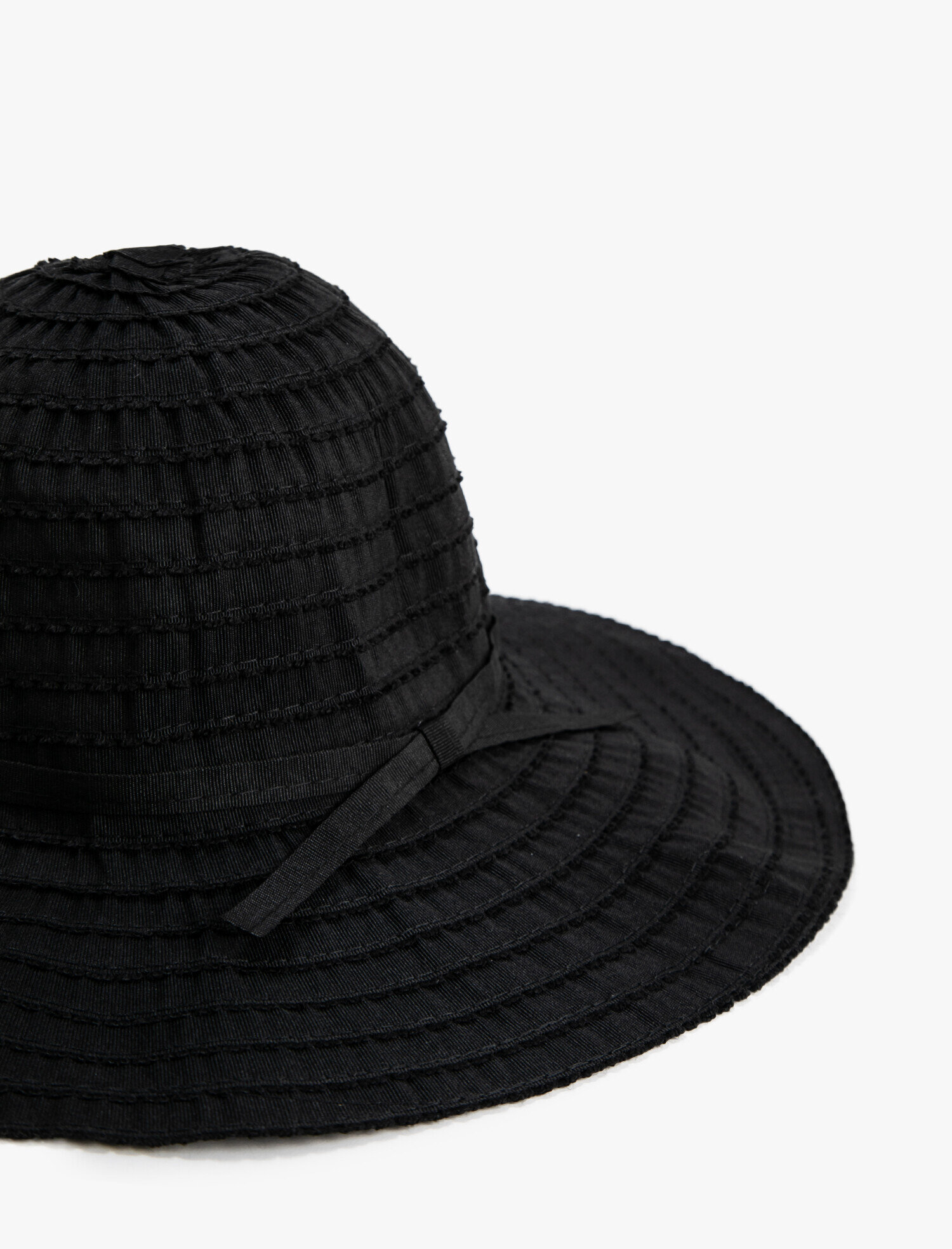  Kadın Fötr Şapka Fiyonk Detaylı