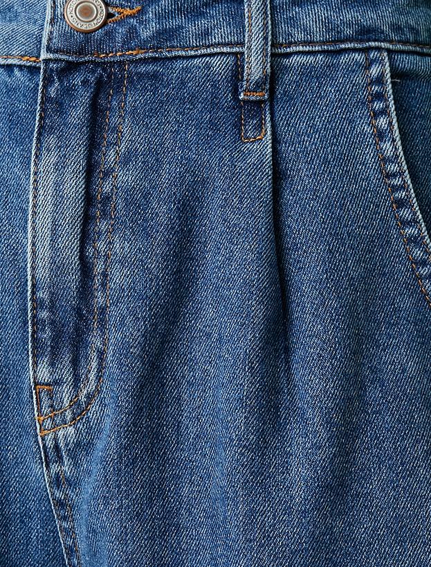   Rahat Kesim Dar Paça Pantolon - Slouchy Jean