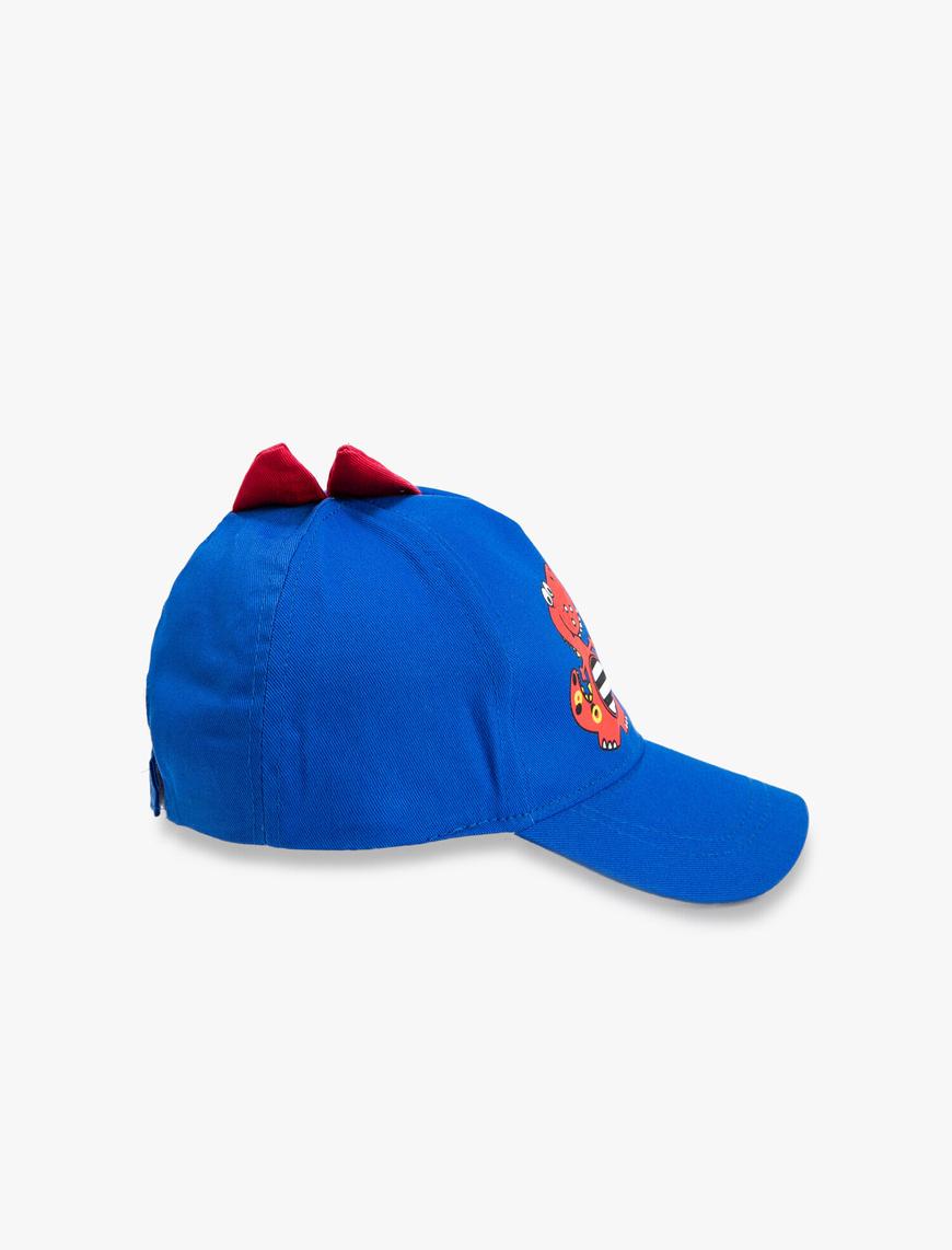  Erkek Çocuk Dinozor Baskılı Kep Şapka