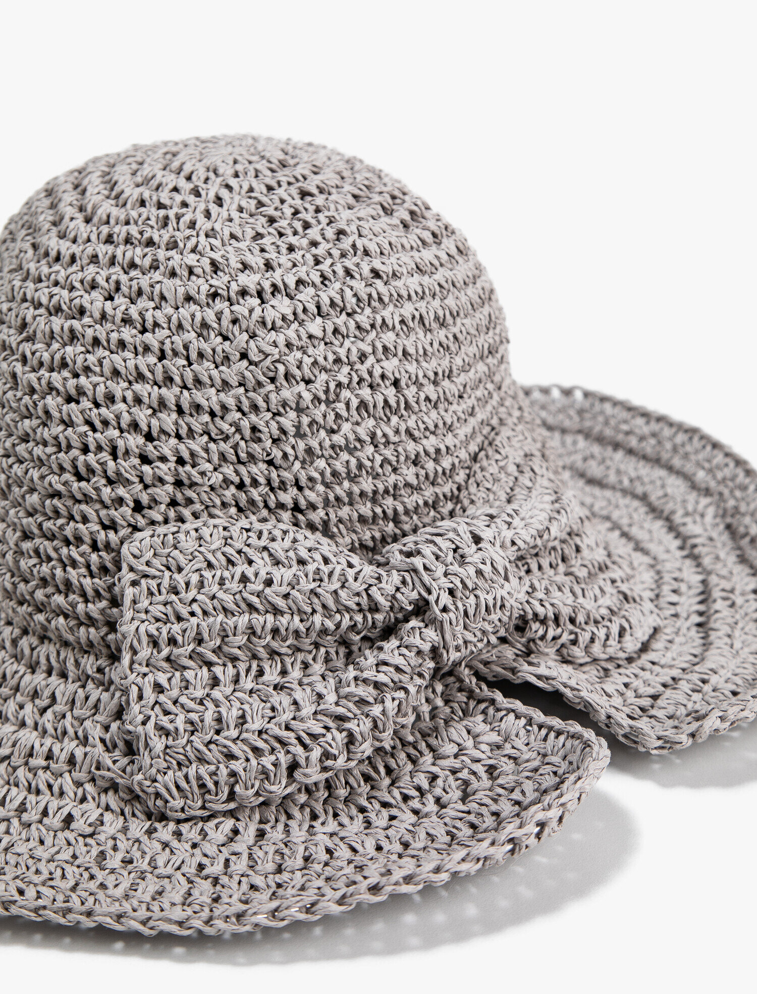  Kadın Fötr Hasır Şapka Fiyonk Detaylı