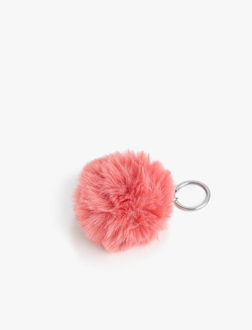  Kadın Peluş Top Anahtarlık