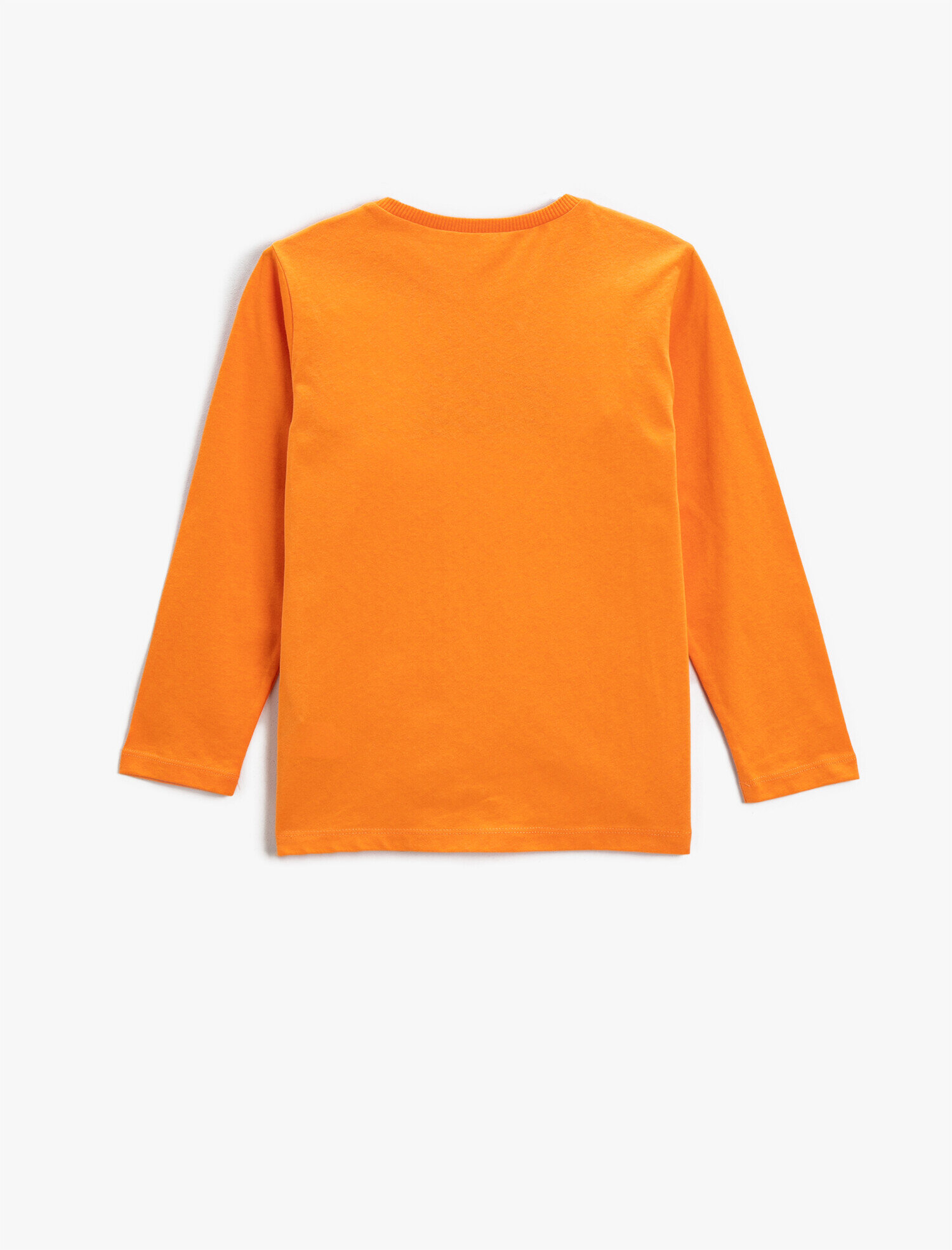  Erkek Çocuk Baskılı Tişört Uzun Kollu Bisiklet Yaka