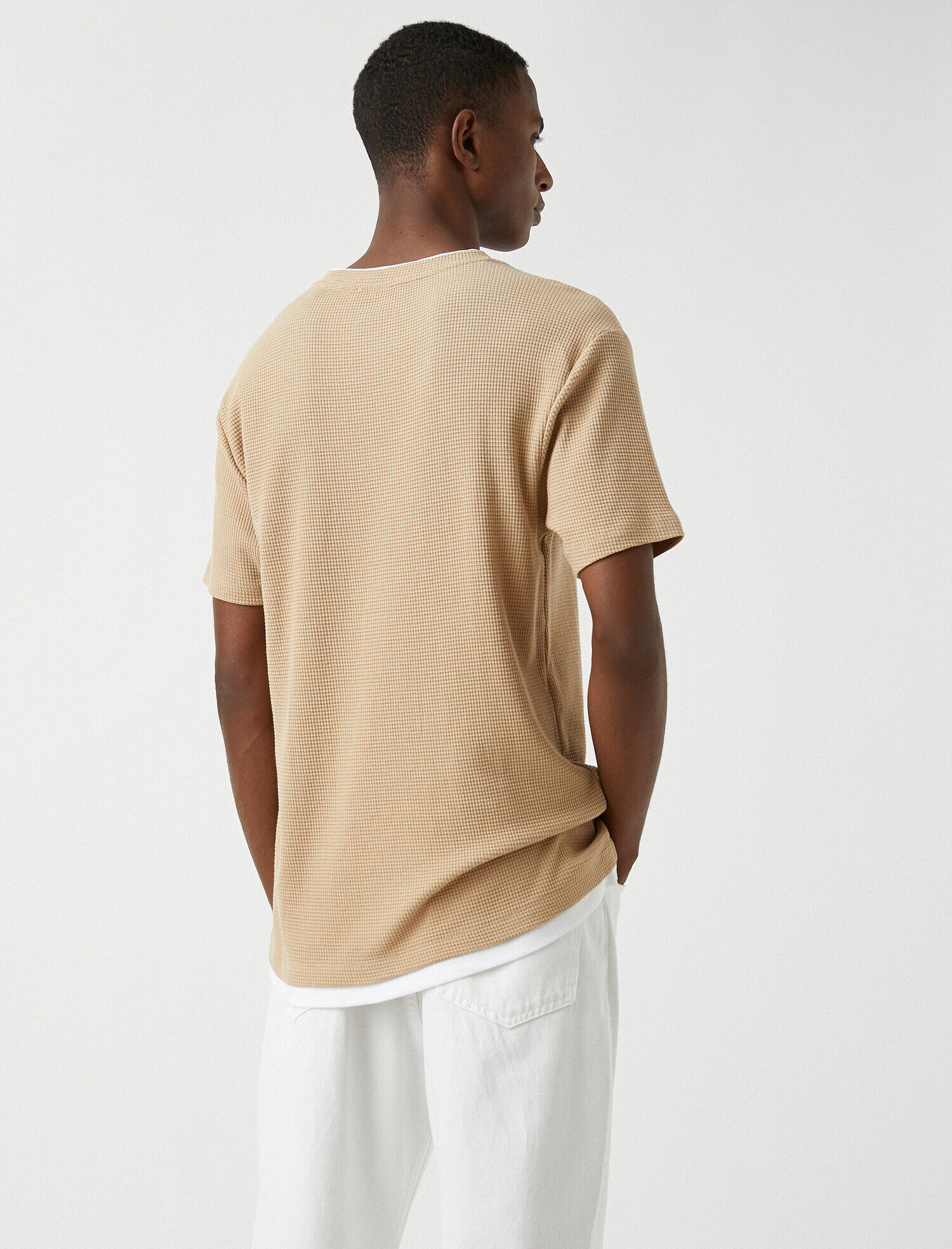   Dokulu Basic Tişört