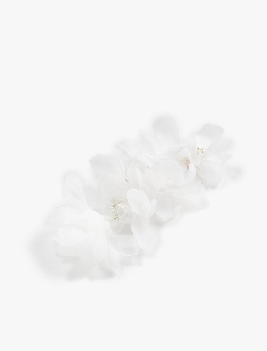  Kadın Çiçekli Bridal Saç Tokası