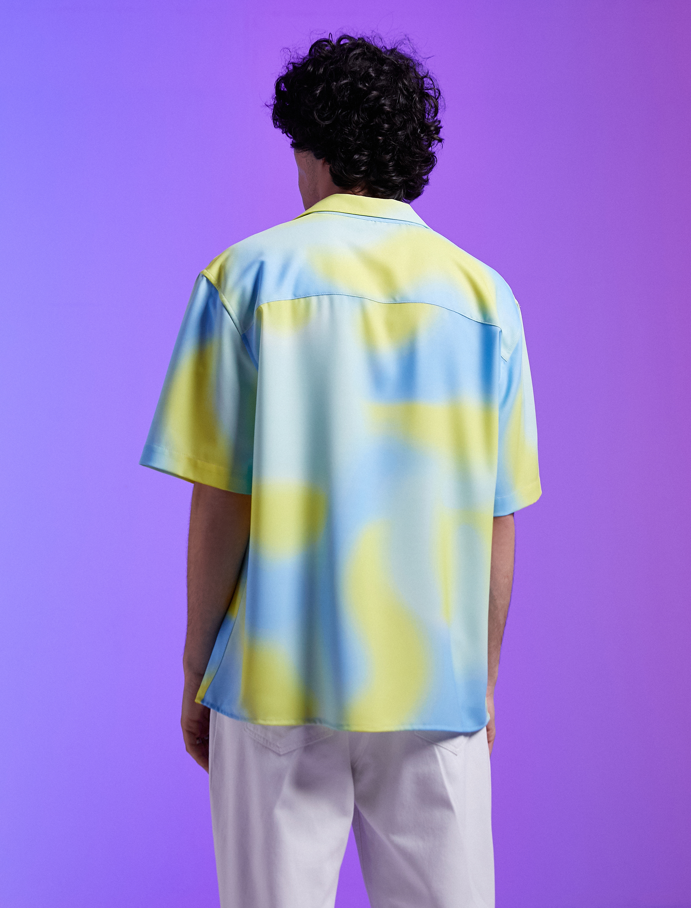   Baskılı Kısa Kollu Gömlek